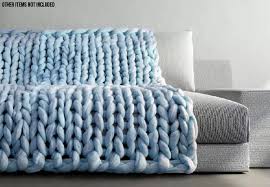 I have picked out some easy knitting kits for those who are at the beginning of their knitting career, but also more advanced projects for the intermediate knitter. Handmade Chunky Knit Blanket Grabone Nz