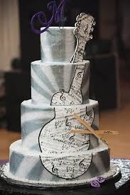 Concert Theme Wedding Guitar Rock N Roll Wedding Cake Designed Created By Designer Rock N Roll Wedding Music Cakes Gorgeous Wedding Cake