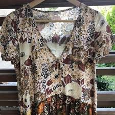 Spell The Gypsy Collective Dresses Spell Desert Daisy Babydoll Midi Mustard Small Poshmark