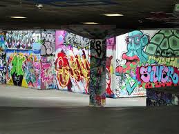 Skate Park Graffiti Graffiti Graffiti Art European Architecture