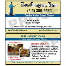 Heating, ventilation and air conditioning (hvac) business is one of the many businesses that print out fliers and business cards and strategically drop them in offices, libraries, public facilities and. Hood Cleaner Business Cards 7 Hvac Sticker