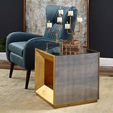 Maybe you would like to learn more about one of these? Flair 20 Wide Gold And Mirror Modern Cube End Table 35t73 Lamps Plus