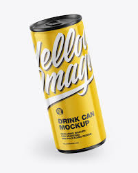 Download Metallic Can W Glossy Finish Mockup In Can Mockups On Yellow Images Object Mockups PSD Mockup Templates