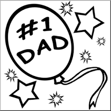 Clip art happy father s day. Clip Art Happy Father S Day Balloon B W I Abcteach Com Abcteach