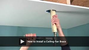 How To Install A Ceiling Fan Brace With Images Home Repair Diy Electrical Ceiling Fan