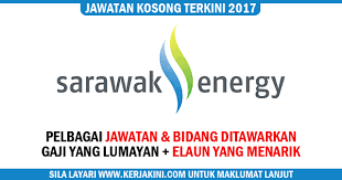 Company overview sarawak energy berhad (sarawak energy), is both an energy development company and a. Jawatan Kosong Terkini 2017 Sarawak Energy Berhad Pelbagai Jawatan Bidang Ditawarkan