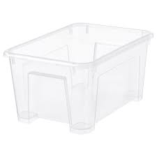Samla Box Transparent 28x19x14 Cm 5 L Ikea Ireland In 2020 Ikea Ikea Samla Storage Boxes