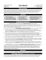 Learn what makes a powerful executive cv and what changes you should make to get there. Web Developer Resume Sample Monster Com