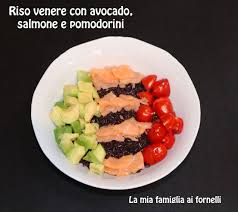 We did not find results for: Riso Venere Con Avocado Salmone E Pomodorini La Mia Famiglia Ai Fornelli