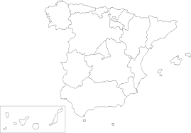 Carte gravée avec coloration élégante; Besoin D Une Carte De L Espagne En Voici 20 Espagne Facile