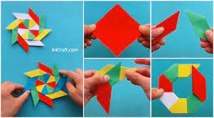 Maybe you would like to learn more about one of these? How To Make 8 Pointed Transforming Ninja Star Step By Step Origami Tutorial K4 Craft