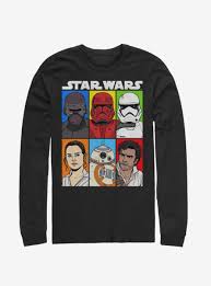 Star Wars Episode Ix The Rise Of Skywalker Friend Of Foe Long Sleeve T Shirt Long Sleeve Shirts Long Sleeve Tshirt Shirts