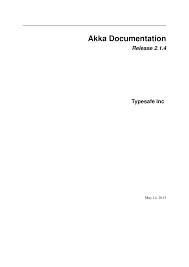 Jennifer floyd martin vsra 2011. Https Doc Akka Io Docs Akka 2 1 Akka Pdf