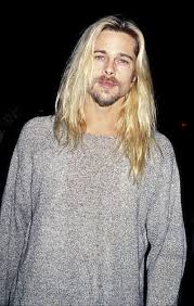 The Long And Short Of It Brad Pitt Bleach Blonde Long Hair Styles
