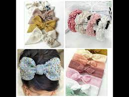 ربطات شعر عصرية وجميلة للبنات وحتى الأطفال اصنعيها بنفسك Youtube In 2021 Band Accessories Fashion