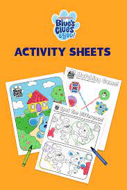 We did not find results for: Blue S Clues You Activity Sheets Nickelodeon Parents