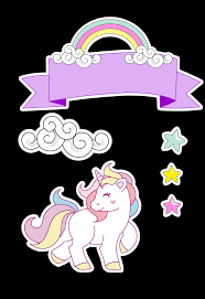 Click to see our best video content. Free Printable Unicorn Cake Toppers Oh My Fiesta In English