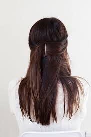 Half Up Bobby Pin Hair Tutorial Treasures Travels Hair Styles Hair Tutorial Straight Hairstyles