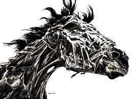 Zombie Petting Zooby Originalzombie Zombie Zoo Animals Horse Skull