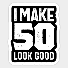 50 Year Old Gift 50th Birthday Gift Ideas Mens And Womens 50th Birthday Gifts Sticker Teepublic Gifts tell us someone is thinking about us. 50 year old gift 50th birthday gift ideas mens and womens