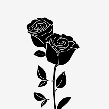 Black Rose Illustration Black Rose Flower Png Transparent Clipart Image And Psd File For Free Download Rose Illustration Black Rose Flower Rose Clipart