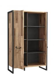 Sichtbare kanten mit 2mm abs kunststoffumleimer in korpusdekor. Regal Schrank Hud Mit 2 Turen Holzoptik Stabverleimte Wildeiche