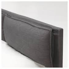 Malm Bezuge Fur Kopfteil 2 Kissen Skiftebo Dunkelgrau 140 Cm Ikea Schweiz Kopfteil Malm Bett Malm