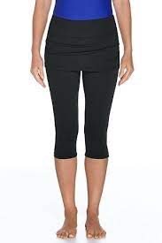 Skirted Swim Capris Sun Protective Clothing Coolibar Skirted Swim Capris Swim Capris Swim Leggings