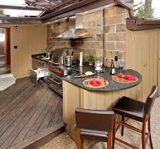 Have Many Trouble In Indoor Kitchen Install The Outdoor One Small Outdoor Kitchens Outdoor Kitchen Cabinets Backyard Kitchen