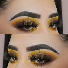 Yellow Eyeshadow Maquillaje Amarillo Sombras Amarillas Maquillaje Cafe Brown Makeup Maquillaje Sombras Maquillaje De Ojos Maquillaje