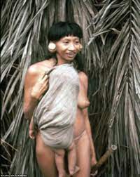 Explorer unearths photos showing Amazonian tribe making contact with  outside world for first time | Daily Mail Online