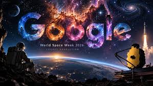 Google Doodle Celebrates World Space Week 2026 with Carina Nebula