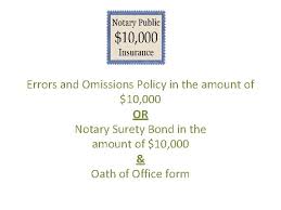 Choose a bond or bond/insurance combo. Congratulations On Passing The Notary Examination In Order
