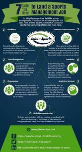 Many of these jobs will still focus on sales and developing business opportunities for teams, but on a larger scale than selling individual tickets. Learn The Most Desirable Skills In A Sports Management Job Then Apply For Your Next Sports Man In 2021 Sport Management Sport Management Career Sports Marketing Ideas