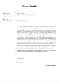 Cover letter for finance officer job. Chief Operating Officer Cover Letter Example Kickresume