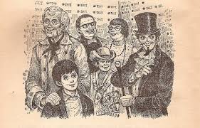 Original And Somewhat Sinister Drawings For Charlie And The Chocolate Factory Replaced In Many Modern Edi Dessin Original Dessin Charlie Et La Chocolaterie