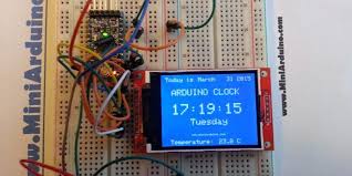 2 4 Tft Lcd Touch Shield For Arduino Uno Code How To Build Arduino Digital Clock With Date And Temperature On The Tft Lcd 2 2 Display What Do You Need Arduino P Progetti Progetti Da Provare Elettronica