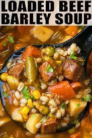 Easy Beef Barley Soup One Pot Beef Soup Recipes Easy Soup Recipes Soup Recipes