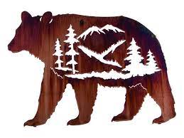 Metal Wall Art Bear Wall Art Metal Wall Hangings Art