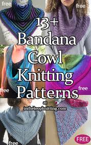 If you're a knitter, you probably already make things for the people if you're comfortable adapting patterns, you could get creative and knit twin sweaters for your and your pup. Bandana Cowl Knitting Patterns In The Loop Knitting