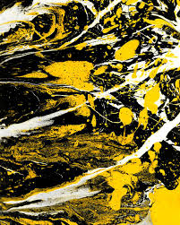 Aesthetic Pattern Black And Yellow Background Aesthetic Abstractart Oilpainting Aestheticart Yellow Black Background Abstract Art Painting Color By Sanae Errabie Abstract Art Abstract Aesthetic Art