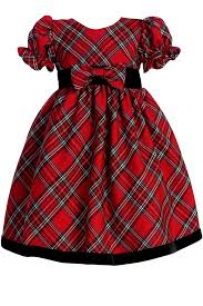 Red Green Plaid Girls Holiday Dress W Ruffle Sleeves 3m 4t Rachel S Promise Girls Holiday Dresses Girl Outfits Little Girl Dresses