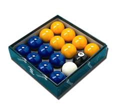 This is how to setup pool balls. Aramith Blue And Yellow Pool Balls Pool Tables Online