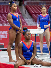 Olympic gymnast jordan chiles is going for gold in tokyo this year. Simone Biles Jordan Chiles Show Off Their Gymnastics Leotards After Arriving In Tokyo For Olympics Photo Hot And Viral News