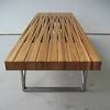 This handcrafted coffee table has been made using solid ashwood that has been bent. 1