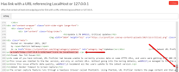For that i used port 81 and it worked! Has Link With A Url Referencing Localhost Or 127 0 0 1 Sitebulb