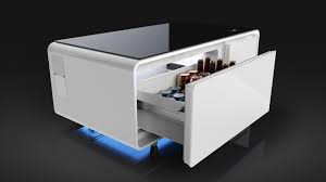 It could be the greatest living room innovation since the remote control! Sobro Is A Smart Coffee Table With A Built In Fridge Fatherly
