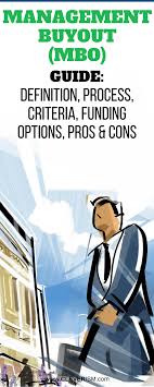 Management Buyout Guide Mbo Definition Process Criteria Funding Options Pros Cons Management Community Manager Definitions