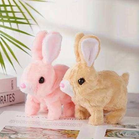 Plush Walking Rabbit Toy for Kids 1-10 Years