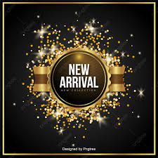 New Arrival Golden New Arrivals Banners Backgrounds Png And Vector With Transparent Background For Free Download Gold Text Transparent Background Fragrance Advertising